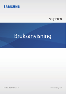 Bruksanvisning Samsung SM-J320FN Galaxy J3 Mobiltelefon