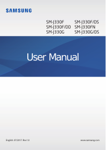 Handleiding Samsung SM-J330F/DS Galaxy J3 Mobiele telefoon
