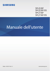 Manuale Samsung SM-J730F/DS Galaxy J7 Telefono cellulare