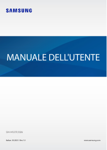 Manuale Samsung SM-M127F/DSN Galaxy M12 Telefono cellulare