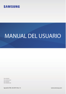 Manual de uso Samsung SM-M305M/DS Galaxy M30 Teléfono móvil