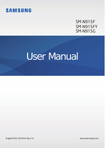 Manual Samsung SM-N915F Galaxy Note Edge Mobile Phone