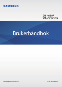 Bruksanvisning Samsung SM-N950F/DS Galaxy Note 8 Mobiltelefon