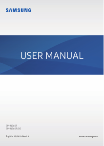 Handleiding Samsung SM-N960F Galaxy Note 9 Mobiele telefoon