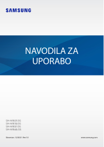 Priročnik Samsung SM-N986B/DS Galaxy Note 20 Ultra Mobilni telefon