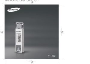 Käyttöohje Samsung YP-U2X MP3-soitin