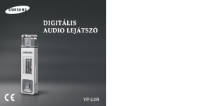 Használati útmutató Samsung YP-U2Z MP3-lejátszó