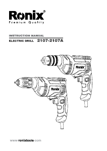 Handleiding Ronix 2107A Klopboormachine