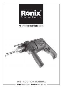 Handleiding Ronix 2210 Klopboormachine