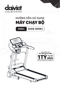 Hướng dẫn sử dụng Makano DVCB-00003 Máy chạy bộ
