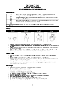 Handleiding Komodo KDEYBRSNLLA Snorkel