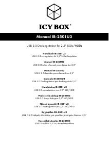 Manual Icy Box IB-2501U3 Docking Station