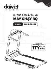 Hướng dẫn sử dụng Daikiosan DVCB-00006 Máy chạy bộ