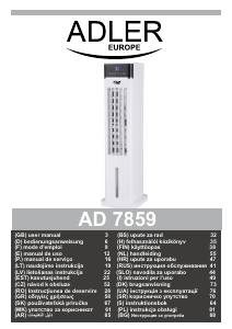 Manual de uso Adler AD 7859 Ventilador
