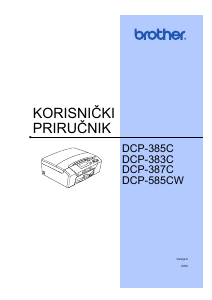 Priručnik Brother DCP-585CW Višenamjenski pisač