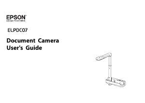 Handleiding Epson ELPDC07 Documentcamera