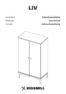Bedienungsanleitung Kidsmill Liv Kleiderschrank
