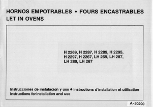 Handleiding Balay H2295 Oven