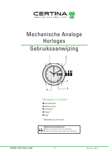 Handleiding Certina Urban C035.007.27.127.00 DS Caimano Horloge