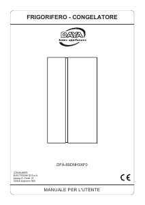 Manuale DAYA DFA-69DNH3XF0 Frigorifero-congelatore