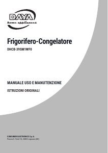 Manuale DAYA DHCB-39SM1WF0 Frigorifero-congelatore