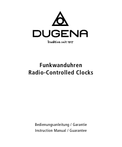 Handleiding Dugena 7000999 Dessau Klok