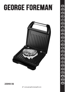 Handleiding George Foreman 25040-56 Contactgrill