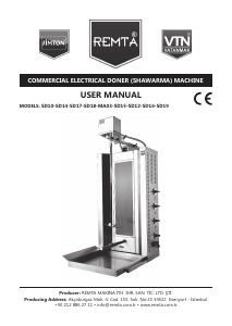 Handleiding Remta SD19 Dönergrill