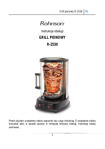 Instrukcja Rohnson R-2530 Grill do kebaba