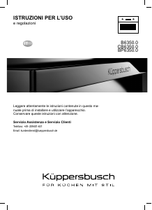 Manuale Küppersbusch B6350.0S1 Forno