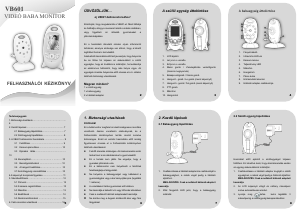 Használati útmutató Shiwojia VB601 Bébiőr