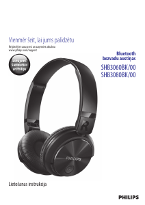 Rokasgrāmata Philips SHB3060BK Galvas tālrunis