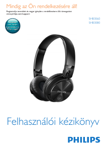 Használati útmutató Philips SHB3060BK Fejhallgató