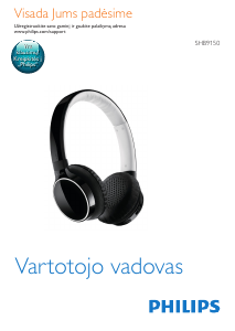 Vadovas Philips SHB9150WT Ausinės