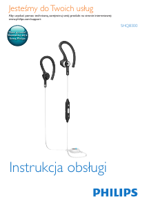Instrukcja Philips SHQ8300LF Słuchawki