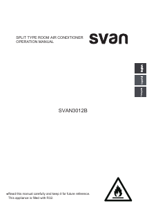 Manual Svan SVAN3012B Ar condicionado