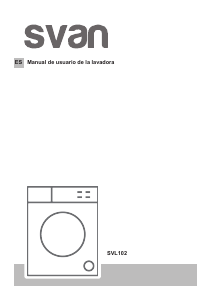 Manual de uso Svan SVL102 Lavadora