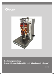 Bedienungsanleitung Tepro 3156 Dönergrill