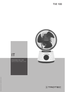 Manuale Trotec TVE 100 Ventilatore