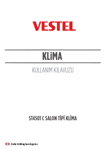 Kullanım kılavuzu Vestel ST4501 C Salon Klima