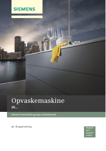 Brugsanvisning Siemens SR736X10ME Opvaskemaskine