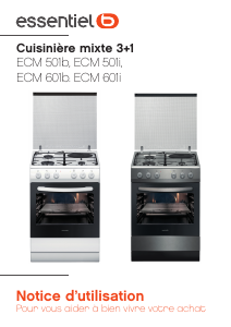 Mode d’emploi Essentiel B ECM 501b Cuisinière