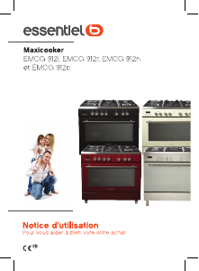 Mode d’emploi Essentiel B EMCG 912i Cuisinière