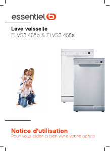 Mode d’emploi Essentiel B ELVS3 458s Lave-vaisselle