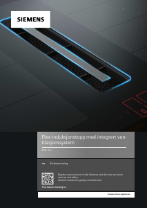 Bruksanvisning Siemens EX875LX57E Kokeplate