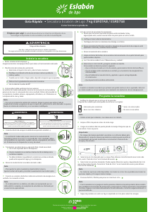 Manual de uso Eslabón de lujo ESR07SB Secadora