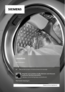 Manual de uso Siemens WM16XKH2ES Lavadora