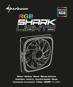 Kullanım kılavuzu Sharkoon RGB Shark Lights CPU Soğutucu