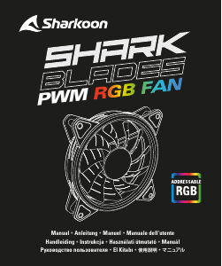 Manuál Sharkoon Shark Blades PWM Chladič CPU