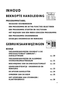 Handleiding Bauknecht TRAD 170 Wasdroger